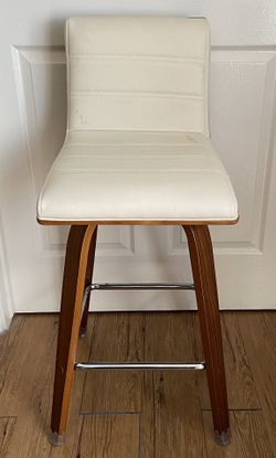 Cream Swivel Barstool