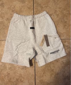 Light oatmeal essentials shorts brand new 1:1 adult medium (FREE SHIPPING ONLY)