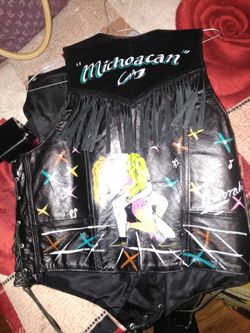 Leather Vest Michaocan