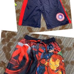 Boys size 8 Marvel shorts bundle (2 pair)