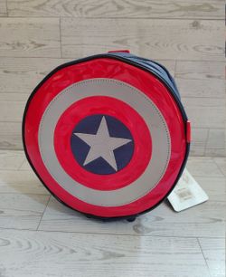 Disney Store kids Marvel Captain America shield lunch bag