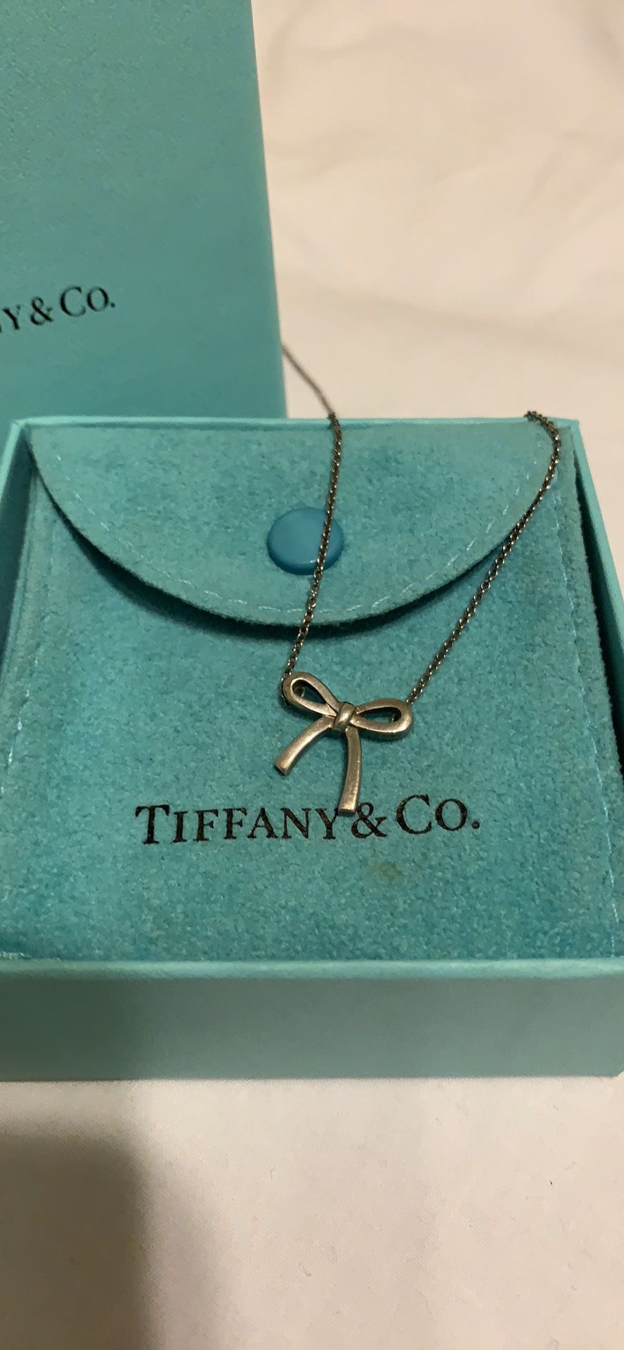 Tiffany & Co. Mini Bow Necklace