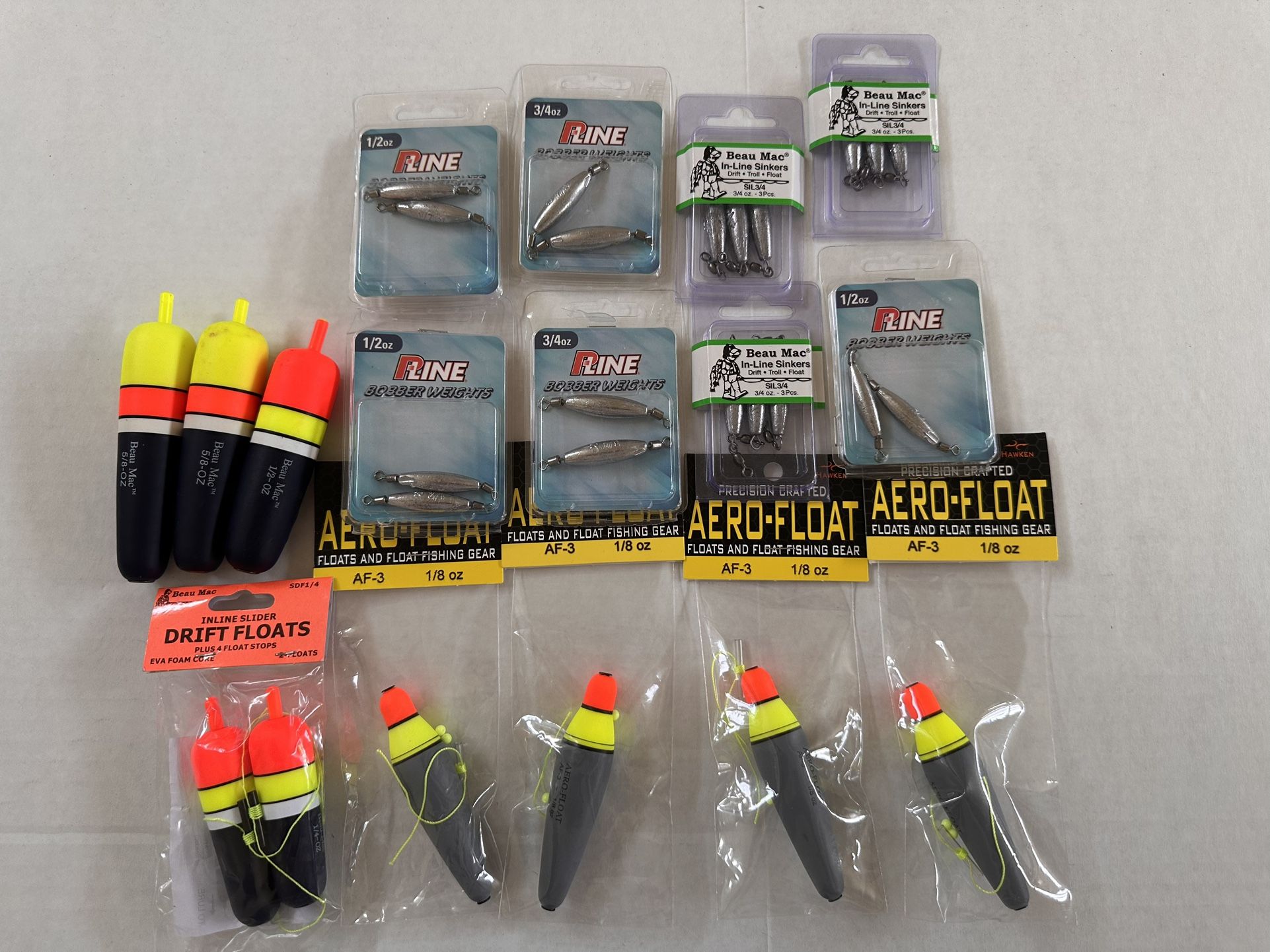 Fishing Gear Bobbers, Hooks, Bead Chains, Wicked Lures, Inline Weights