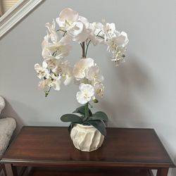 White Artificial House Plant