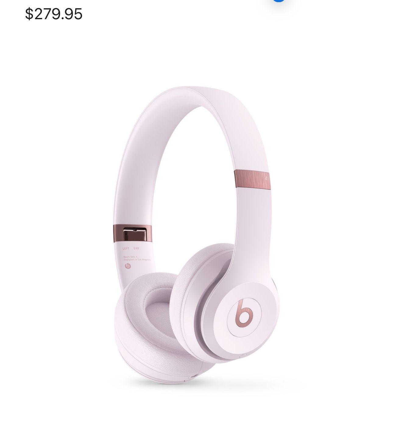 Beats Solo 4 — On-Ear Wireless Headphones – Cloud Pink