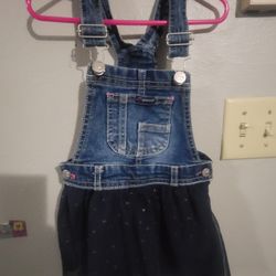 3t Little girl's overall dress