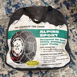 NEW Laclede Chain Alpine Sport tire chains designed for light trucks and SUVs.