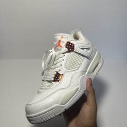 Metallic Orange Jordan Retro 4s( Throw Offers)