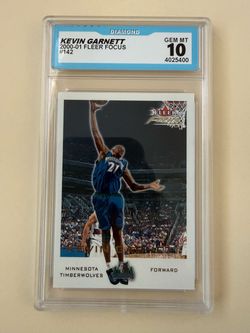2000-01 Fleer Focus Kevin Garnett #142 – DSG 10 Gem Mint