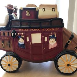 Wells Fargo Stagecoach Cookie Jar