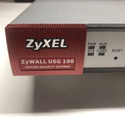 ZyXEL ZyWALL USG 100 firewall/security gateway