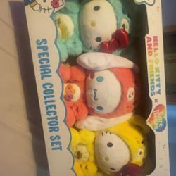 3 Hello Kitty X Carebare Stuff Animals Set