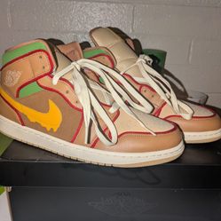 Jordan MENS Jordan 1 Mid SE "Cheeseburger" IB7403 224 from Stadium Goods