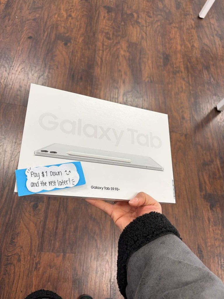 Samsung Galaxy Tab S9FE Plus Tablet - $1 To Take it Home same Day and Pay the Rest later!
