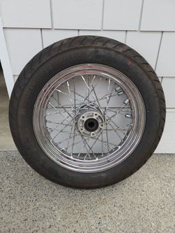 Harley Davidson front wheel and tire