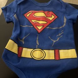 Baby Boy Superman Onesie  3-6 Months 