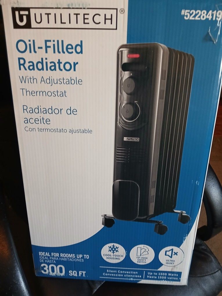 New 1500w ELECTRIC Heater Still In Box
