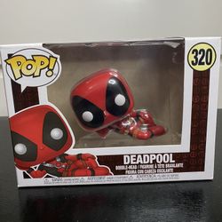 #320 Deadpool Funko Pop (Laying Down)