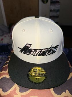 (SOLD OUT) New Era Off White Cow Print Logo Houston Astros 7 3/8 (RARE)
