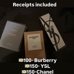 Colognes With REAL Receipts!
