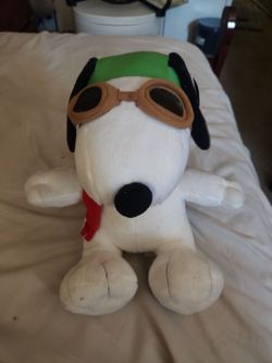 Pilot snoopy plush