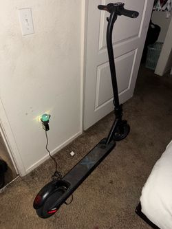 Black Electric Scooter with Display