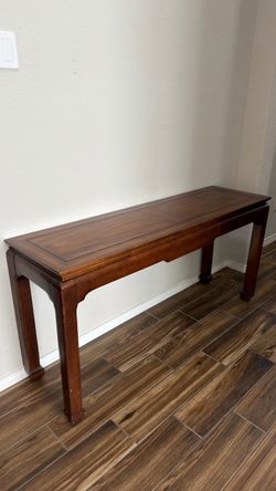 Asian Style Wooden Console Table Entryway Table