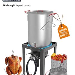 Gas One 30qt Turkey Fryer And Sea Food Boiler