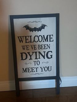Halloween sign