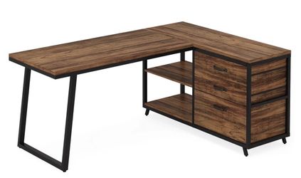 53” Computer Corner Desk L-Shape