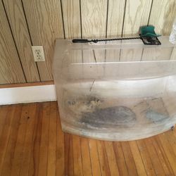 Large Fish Tank Plastic With Decor 