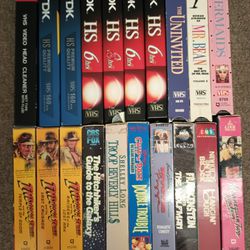 VHS Tapes. Blank VHS. Horror And Weird Odds and Ends