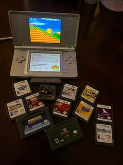 Nintendo DS lite and all the games