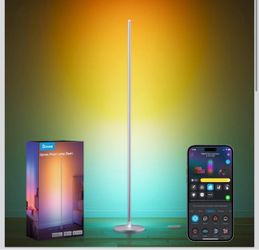 Govee RGBIC Floor Lamp, 1000lm LED Corner Lamp Works with Alexa, Smart Modern Floor Lamp with Music Sync and Color Changing Standing Lamp for Bedroom