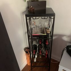 Granite top wine rack