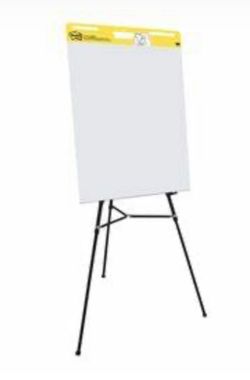 NEW - (9) Post-it Super Sticky Easel Pad, 25" x 30", White, Pad Of 30 Sheets