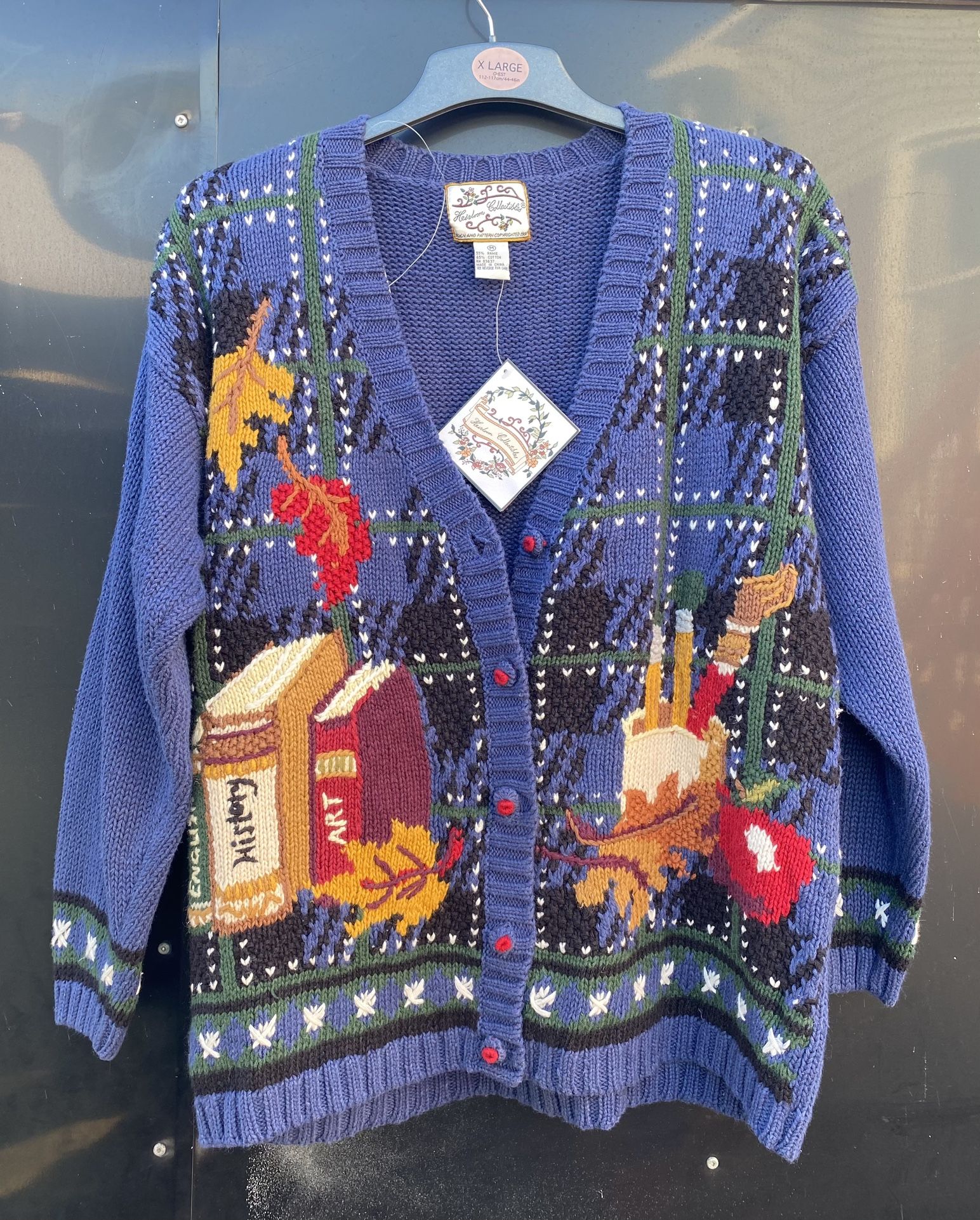 Vintage Halloween Fall Autumn Sweater Vest Cardigan ~ Prices Vary