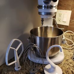 Kitchenaid White Stand Mixer
