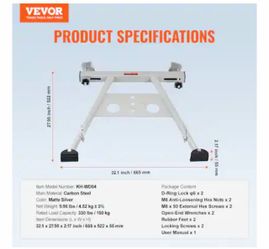 *NEW* VEVOR - Ladder Stabilizer, Adjustable Feet Extension Ladder Standoff KH-WD04
