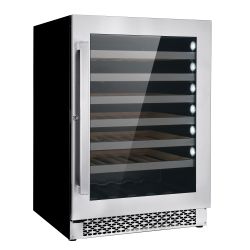 New Open Box 24" Stainless Steel 48-Bottle Wine Cooler