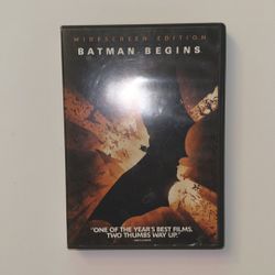 Batman Begins and The Dark Knight DVD