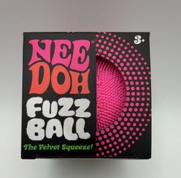 Needoh FuzzBall Pink