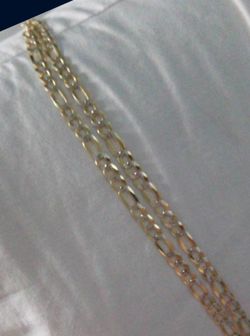Gold And Silver Chain 22in
