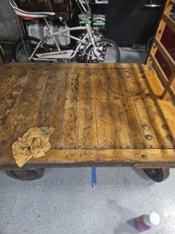 Antique Warehouse/Platform Cart