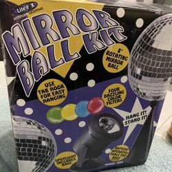 New Vintage  Lite F/X Mirror Ball Kit 1998. In Jupiter.