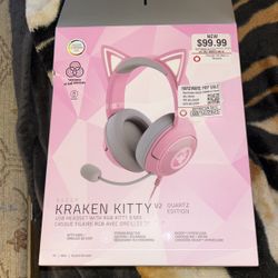 Razer Kraken Kitty V2 Quartz Edition