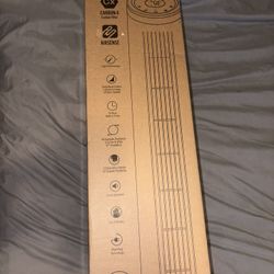 LASKO Ascend Tower Fan with Remote, 36" Floor Fans for Home Bedroom, 29 ft/s Airflow, 90° Oscillation, Air Filter, Black, 