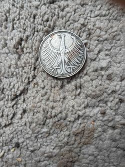 1951- G German 5 Mark coin