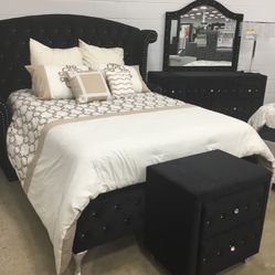 6pcs Que bedroom Set