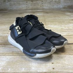 Adidas Y-3 Qasa High Black White Mens Size 8.5 Yohji Yamamoto